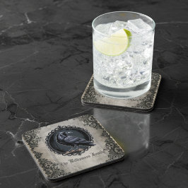 ゴシック風のレイベンブラックヴィンテージ コースター