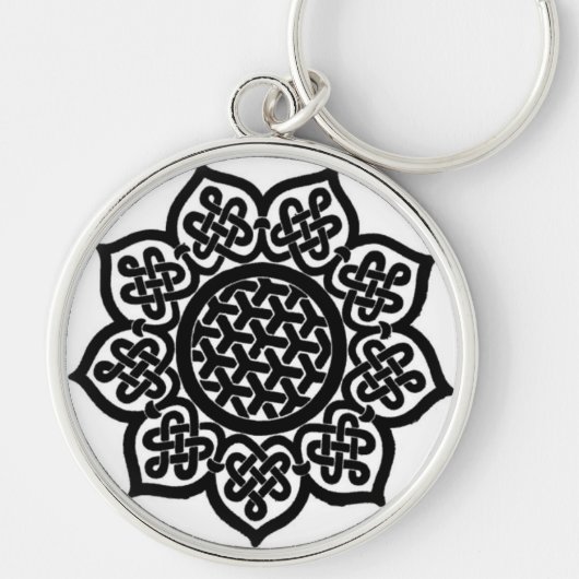 ゴシック風の太陽 キーホルダー (正面)