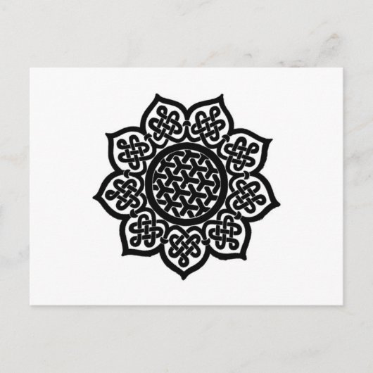 ゴシック風の太陽 ポストカード (正面)