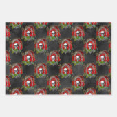 ゴシック風の小さなクリスマスを過ごす ラッピングペーパーシート (正面2)