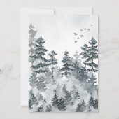 ゴシック風の小さなブーブベイビーシャワー 招待状 (裏面)