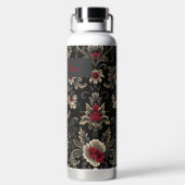 ゴシック風の庭パーソナライズされた園 ウォーターボトル (背面)