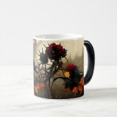 ゴシック風の秋の木を作る モーフィングマグカップ (正面右)