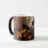 ゴシック風の秋の木を作る モーフィングマグカップ (正面左)