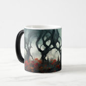 ゴシック風の秋の風景を作成 モーフィングマグカップ (正面左)