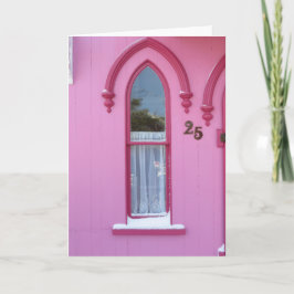 ゴシック風の窓と雪 – マーサのブドウ畑 カード