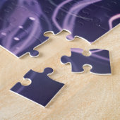 ゴシック風の紫の魔女 ジグソーパズル (側面)