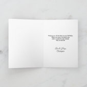 ゴシック風の紫色がかった赤バラの花の誕生日 カード (内部)