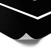 ゴシック風の紫赤バラの花結婚の歓迎 ポスター (角)