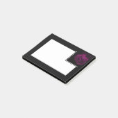 ゴシック風の紫赤バラの花 ポストイット (アングル)