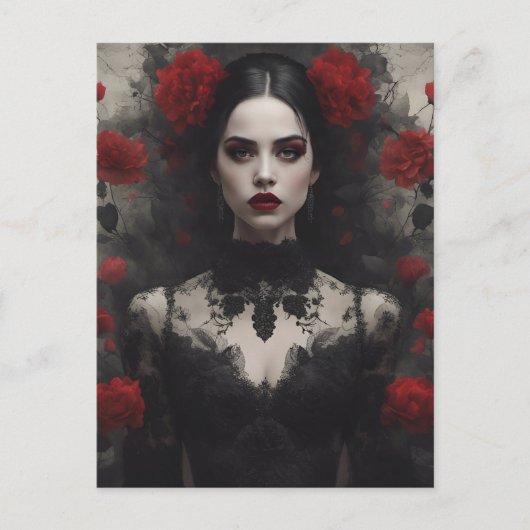 ゴシック風の花嫁 ポストカード (正面)