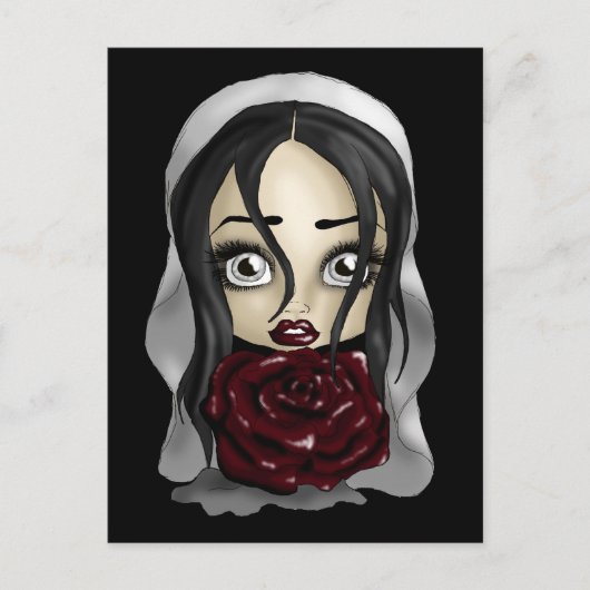 ゴシック風の花嫁 ポストカード (正面)