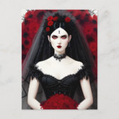 ゴシック風の花嫁 ポストカード (正面)