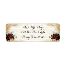 ゴシック風の赤いバラ