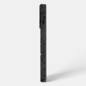 ゴシック風の赤と黒のバラ iPhoneケース (左側面)