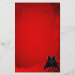 ゴシック風の赤十字 便箋