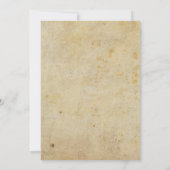 ゴシック風セーブ・ザ・デートカード 黒い花 セーブザデート (裏面)