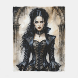 ゴシック風格 フリースブランケット