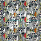 ゴシック風盾 ファブリック (タイル)