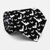ゴシック飛んでいる様式の吸血鬼こうもり模様 ネクタイ (ロール)