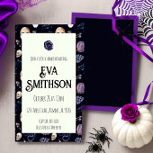 ゴシック骨格インスパイアシャワー招待状 招待状