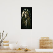 ゴシック骨格幽霊ポスター ポスター (キッチン)