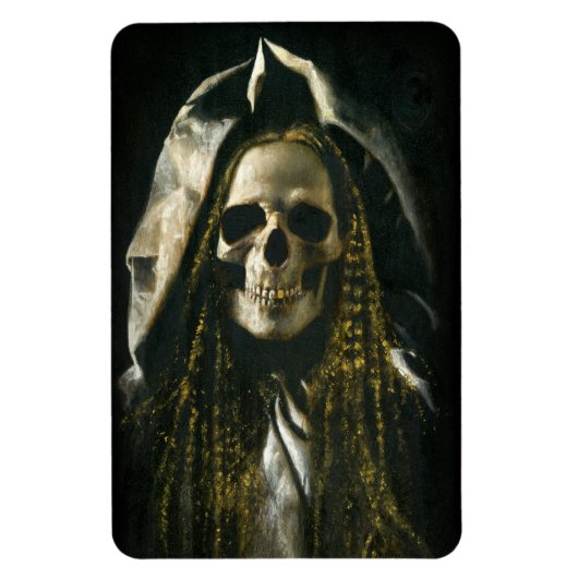 ゴシック骨格幽霊可撓磁石 マグネット (縦)