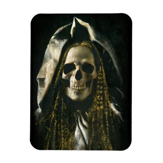 ゴシック骨格幽霊可撓磁石 マグネット (縦)