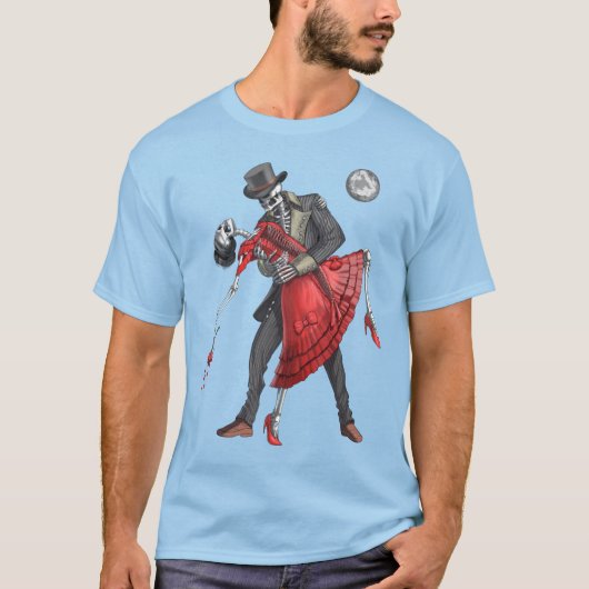 ゴシック骨格踊り Tシャツ (正面)