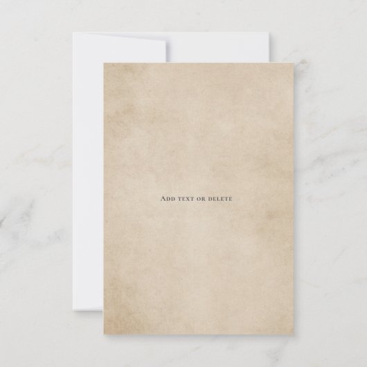 ゴシック骸骨 ハロウィン ベイビー 誕生日おめでとう サンキューカード (裏面)