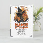 ゴシック魔女ブーツ ハロウィン 招待状 (スタンド正面)