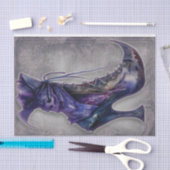 ゴシック魔女ブートデコページ紙 薄葉紙 (クラフト)