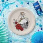 ゴシック魔女ラブポーション ペーパープレート (パーティー)