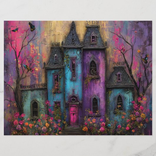 ゴシック鮮やか性荘園紙シート (裏面)