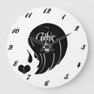 ゴシック2時計 ラージ壁時計