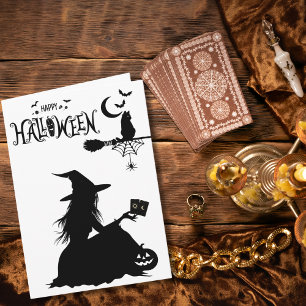 ゴシック・ウィッチ・タロット かわいい猫のハロウィン写真 カード