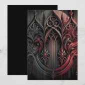 ゴシック・エレガンス イベント招待状 招待状 (正面/裏面)