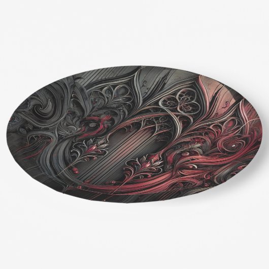 ゴシック・エレガンス・ペーパープレート ペーパープレート (アングル)