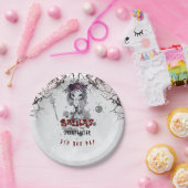 ゴシック・ガール・バースデーパーティー ペーパープレート (パーティー)