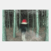 ゴシック・ガール・ブモダンラック・レッド・フォレスト ラッピングペーパーシート (正面2)