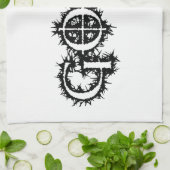 ゴシック キッチンタオル (折り畳み)