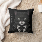 ゴシック キャット クッション ゴシック ブラック ウィズミーゴシック (ブランケット)