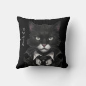 ゴシック キャット クッション ゴシック ブラック ウィズミーゴシック (裏面)