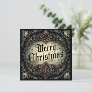 ゴシック クリスマスカード カード