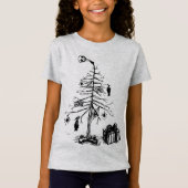 ゴシック・クリスマスツリー Tシャツ (正面)