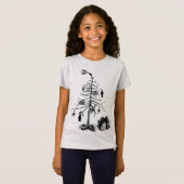 ゴシック・クリスマスツリー Tシャツ (正面フル)