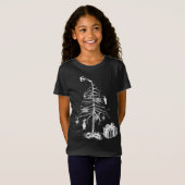 ゴシック・クリスマスツリー Tシャツ (正面フル)