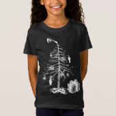 ゴシック・クリスマスツリー Tシャツ (正面)