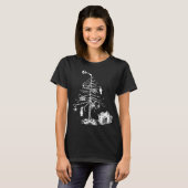 ゴシック・クリスマスツリー Tシャツ (正面フル)