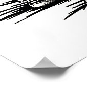 ゴシック・クリスマスツリーVI ポスター (角)